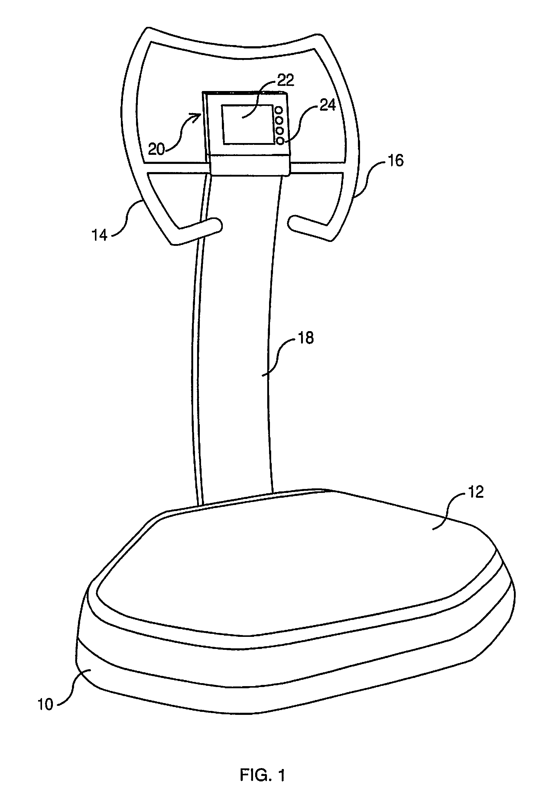 Vibrating plate apparatus for muscular toning