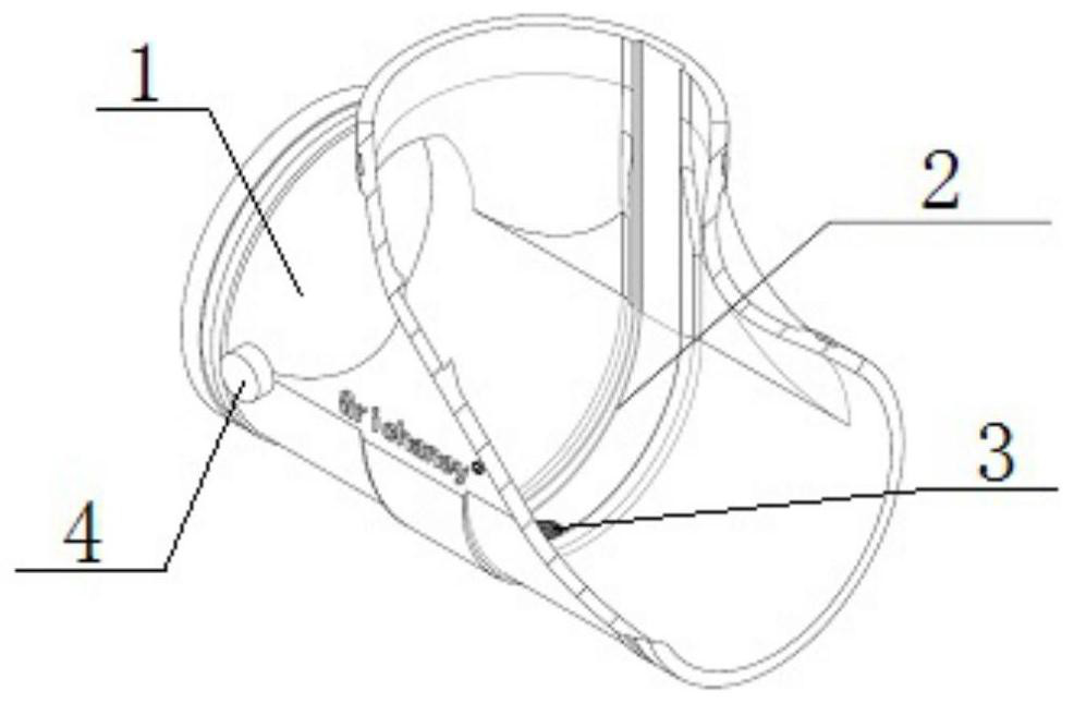 Maintenance-free automatic blowdown straight-through type micro-resistance filter