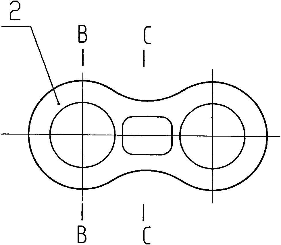 Chain and chain wheel