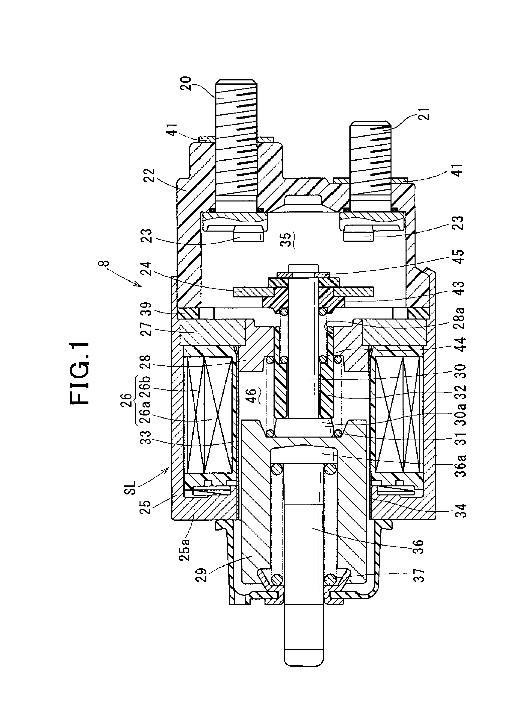 Electromagnetic switch for starter