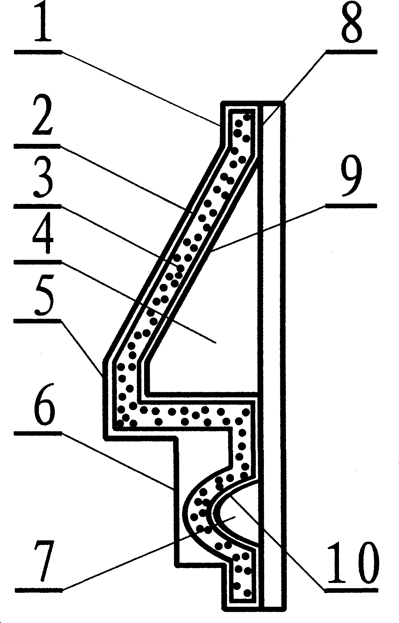 Method for producing adsorption filtration mouth and nose cover