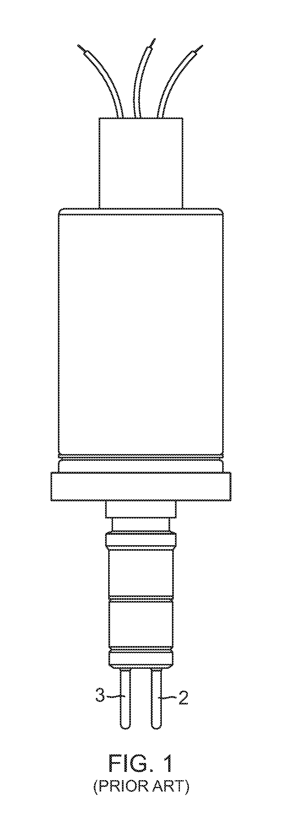 Dual sensor head configuration in a fluid flow or liquid level switch