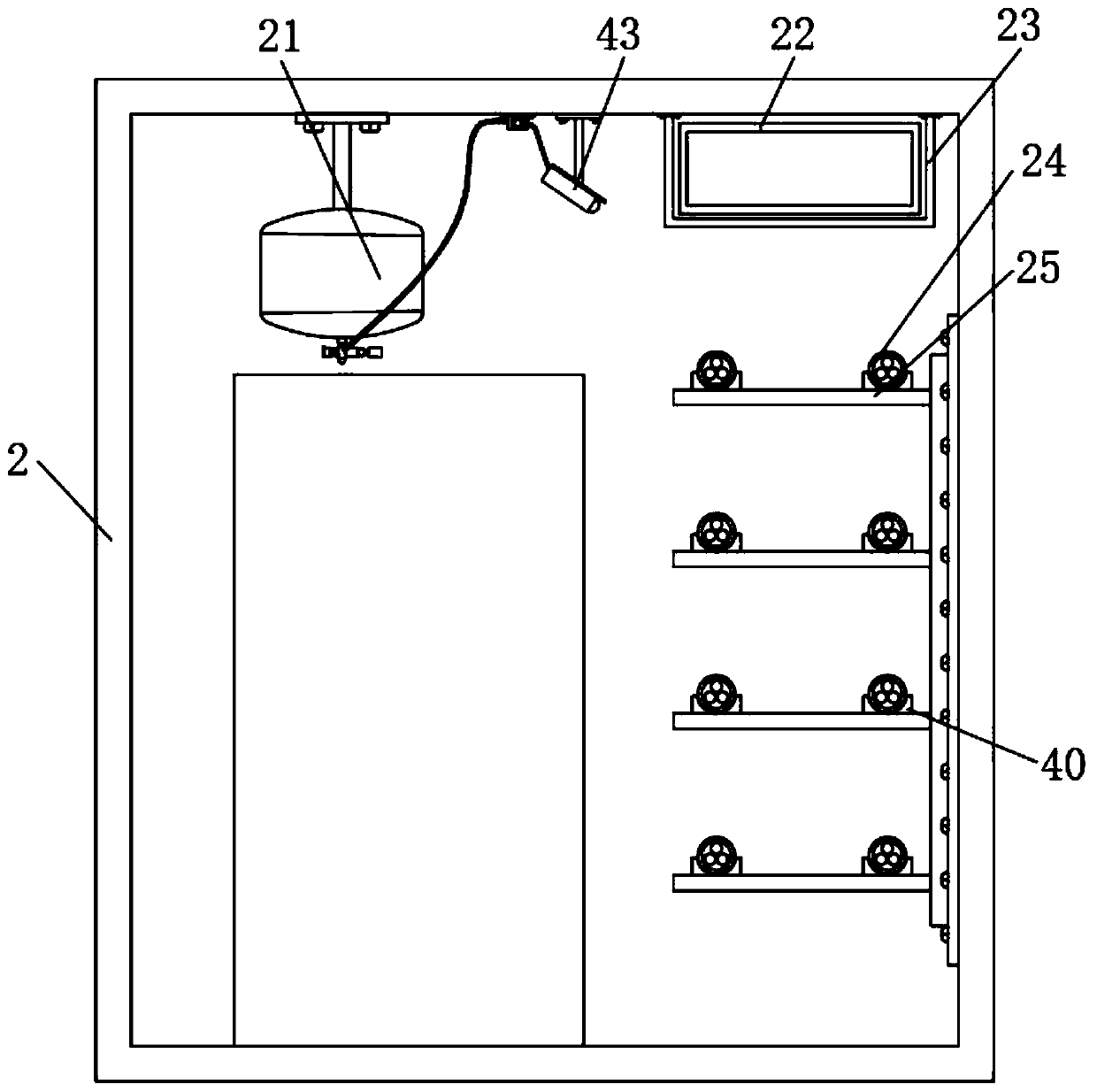 Underground comprehensive pipe rack system for teaching