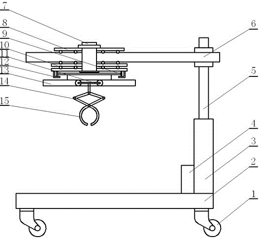 Auxiliary mechanical arm for doctor operation