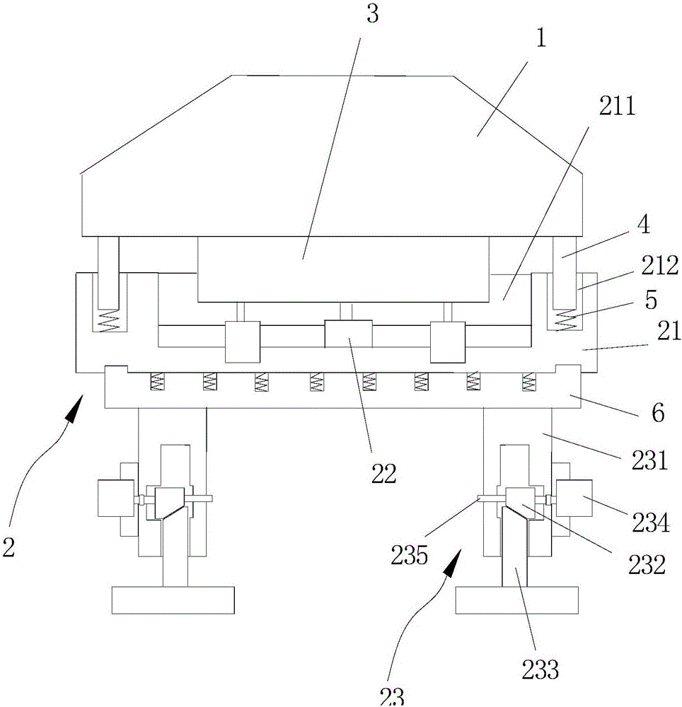 Adjustable lifting textile machine