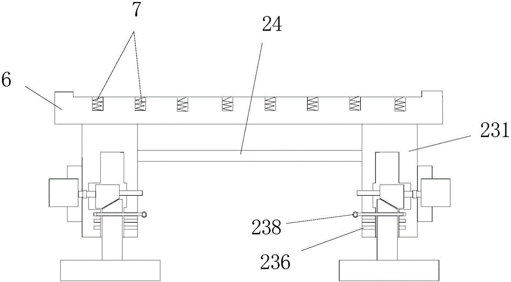 Adjustable lifting textile machine