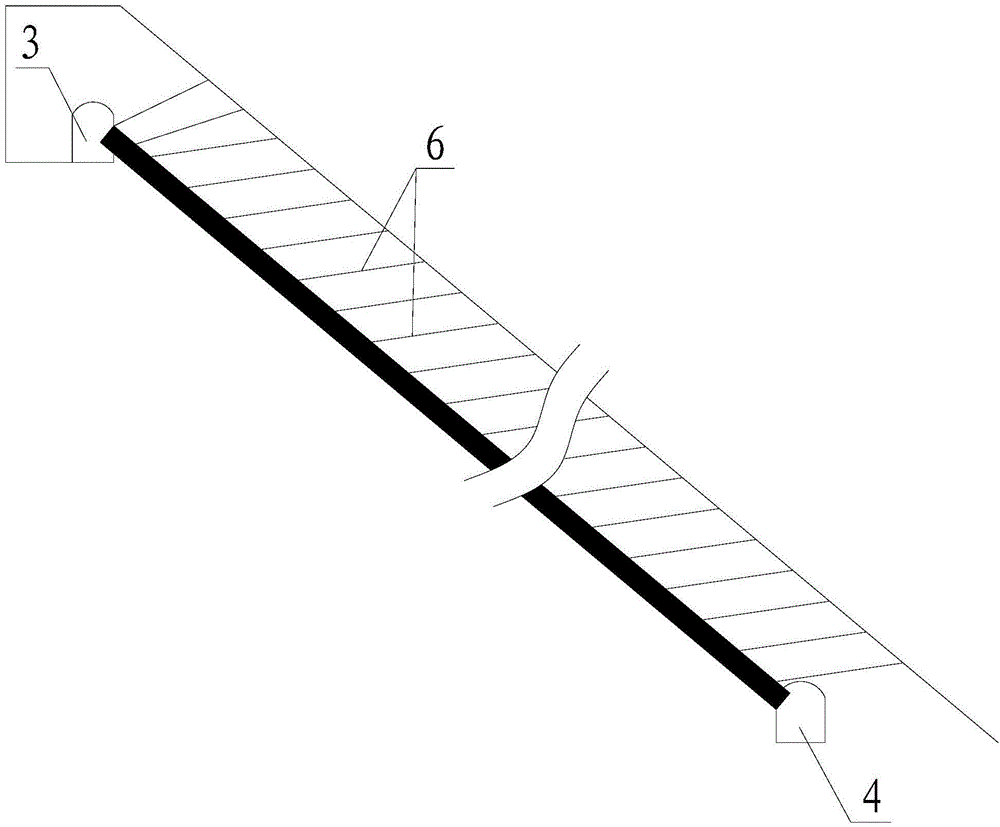 Treatment method applied to disaster of steeply dipping seam roof