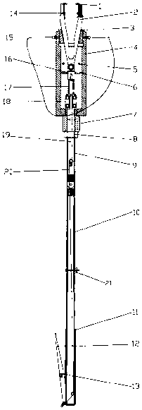 Oil tea picking machine