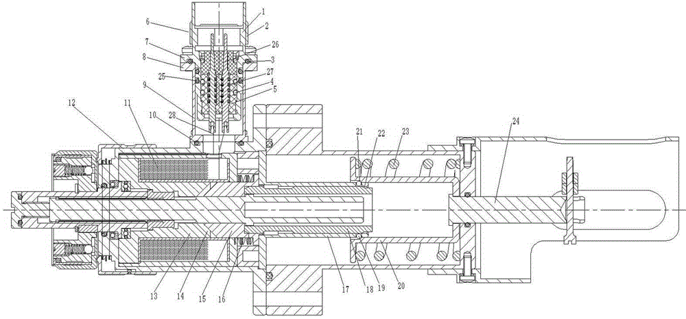 Underwater electromagnetic separating assembly and underwater electromagnetic separating apparatus therefor