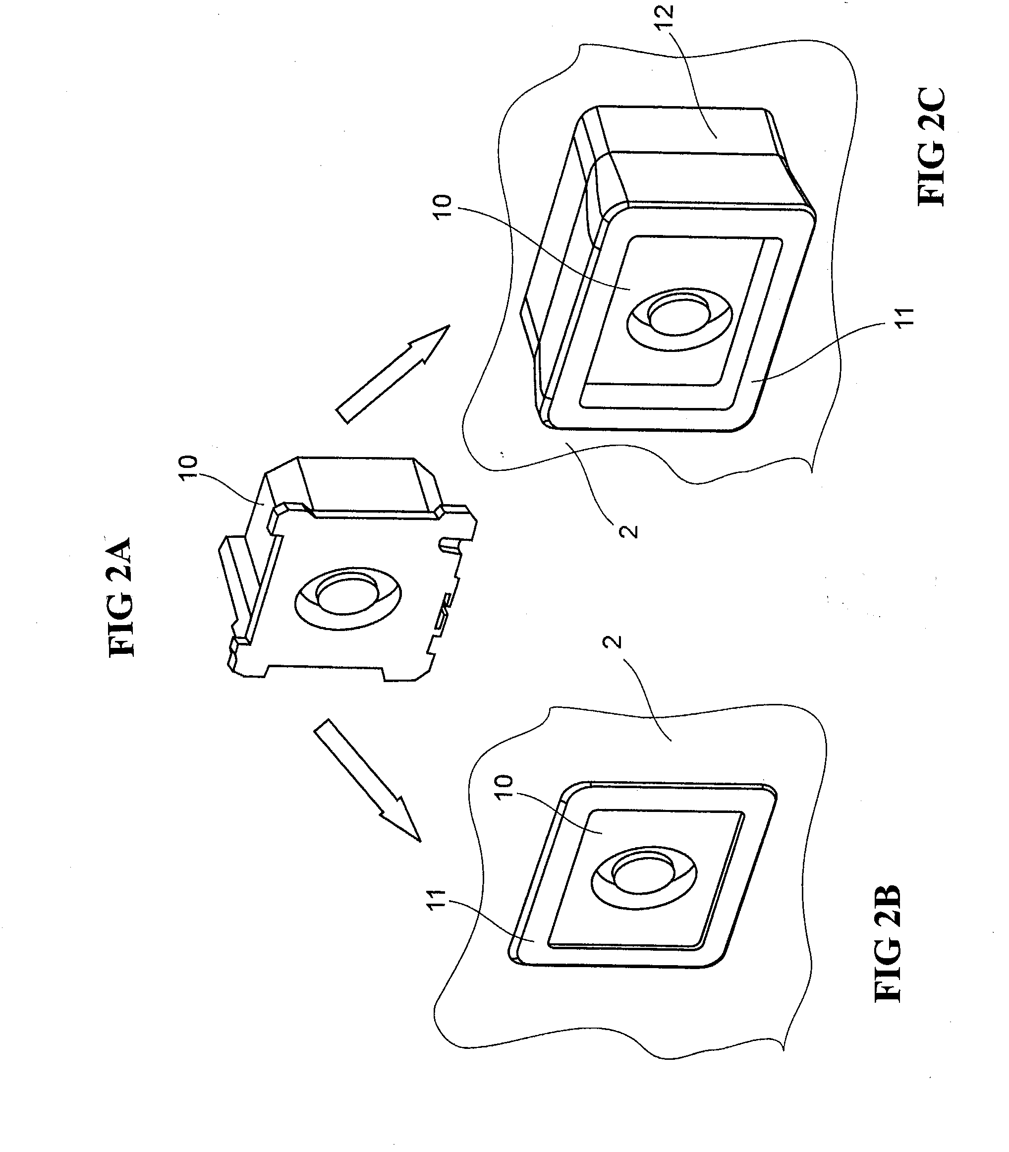 Modular installation concept for a camera