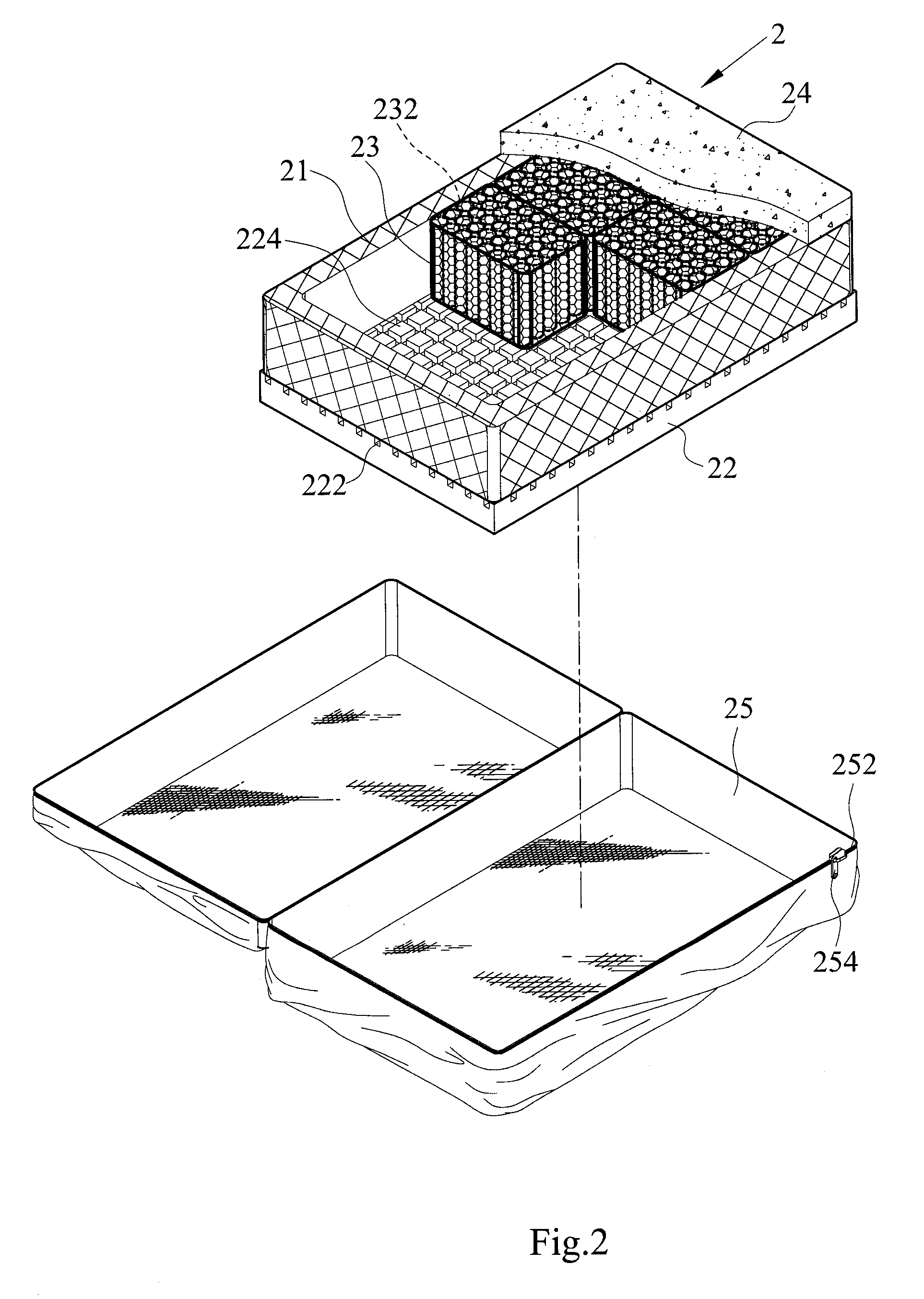 Multi-combinational spring mattress