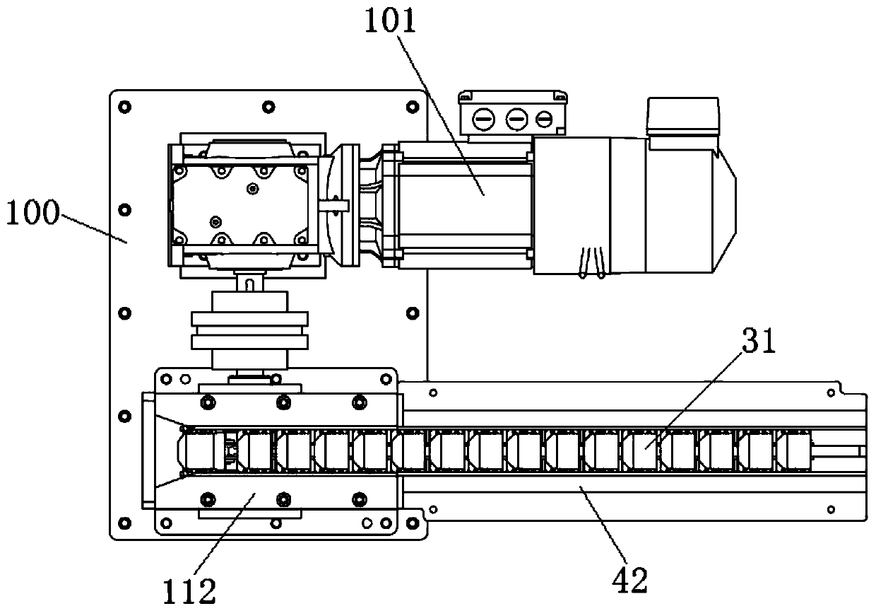 Circulating conveying structure