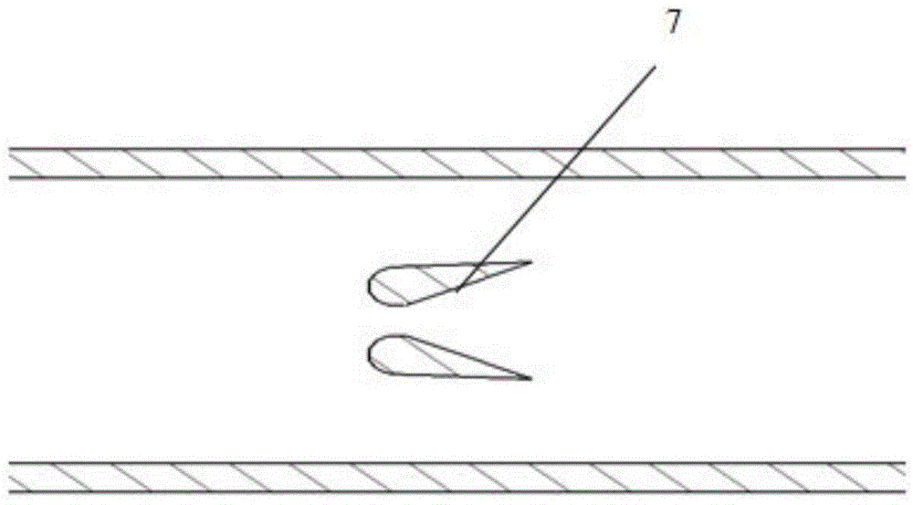 Micro-channel heat exchanger for drop-shaped pin fins