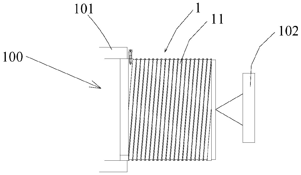 Manufacturing method of spiral separation column and equipment for realizing method