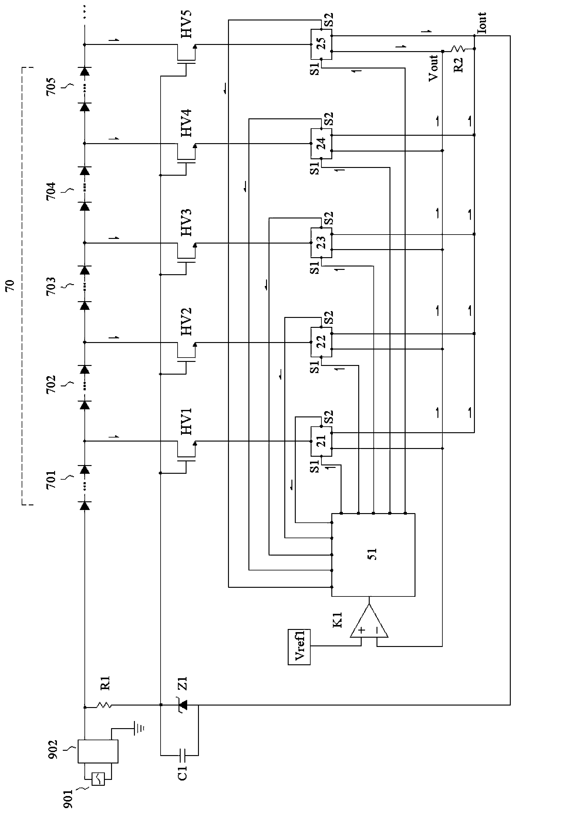 Apparatus for controlling LED string