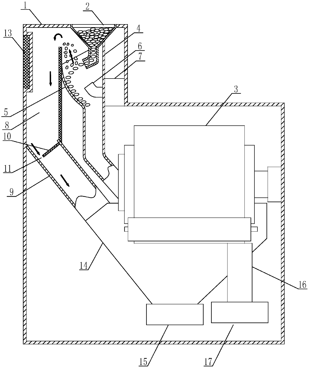 Intelligent grading check system for grain quality and check method thereof