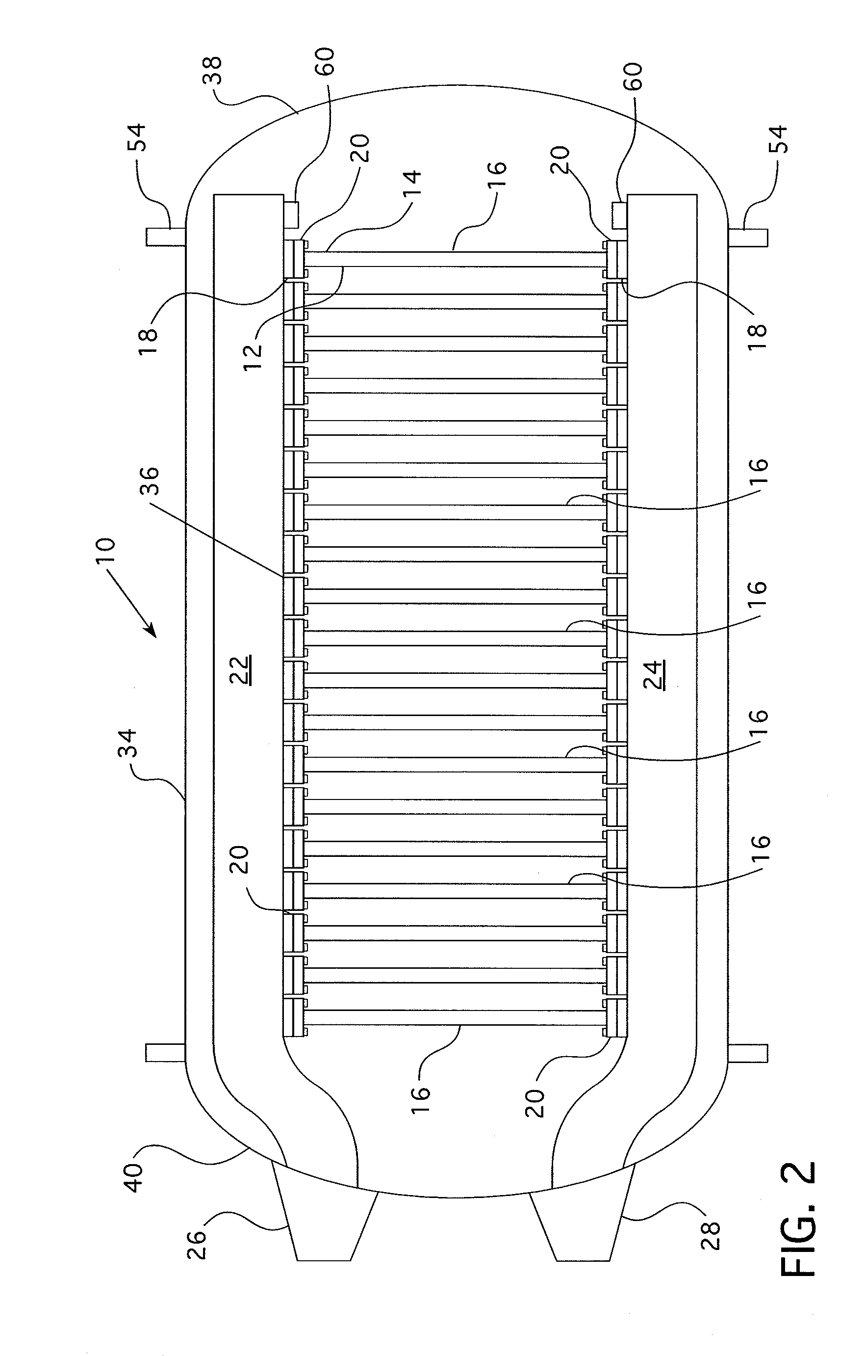 Modular plate and shell heat exchanger