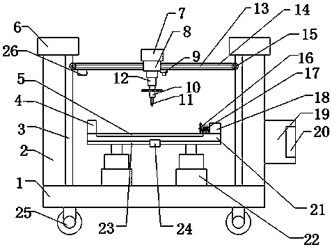 Silver-copper alloy rod cutting device