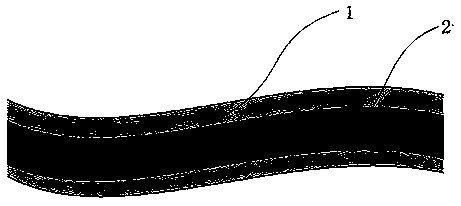 Architectural ornament wood-plastic plate for shielding broadband electromagnetic waves and preparation method