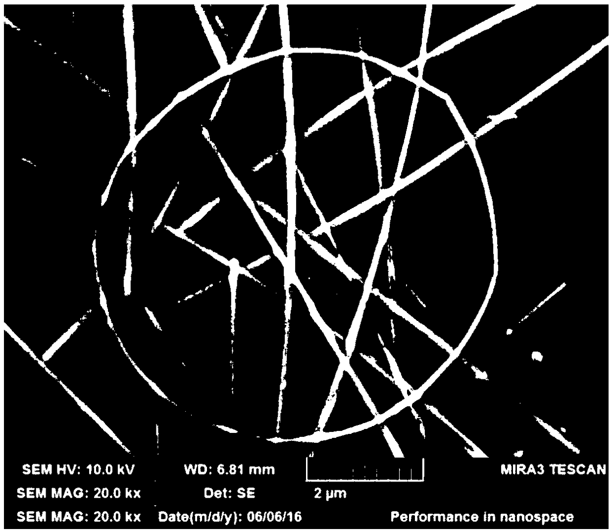 Preparation method for silver nanorings