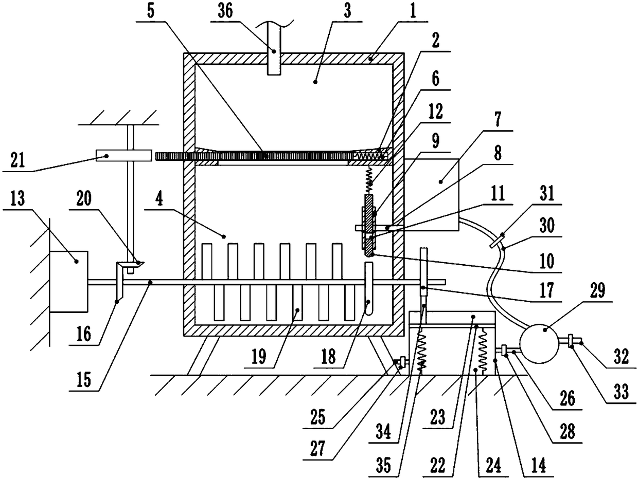 Metal powder and adhesive mixing device