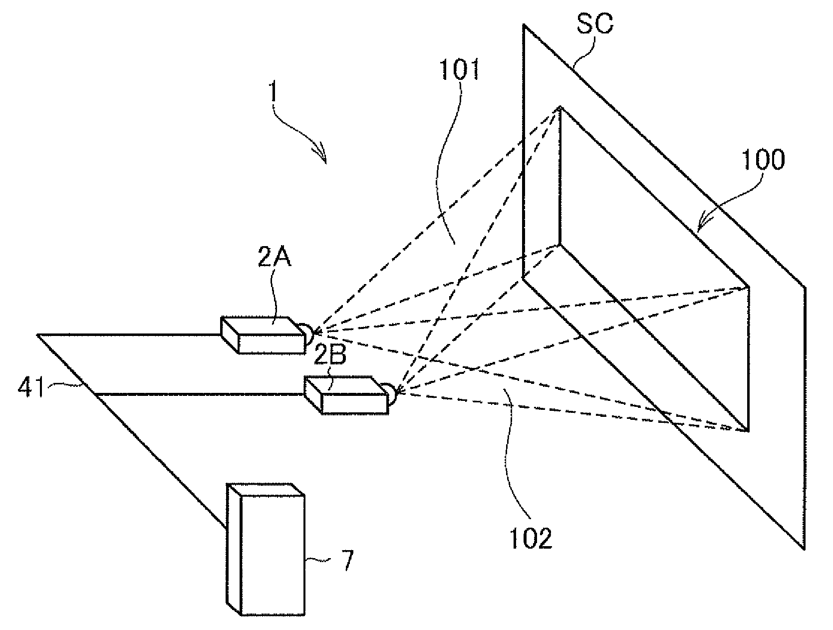 Projector and control method for the projector