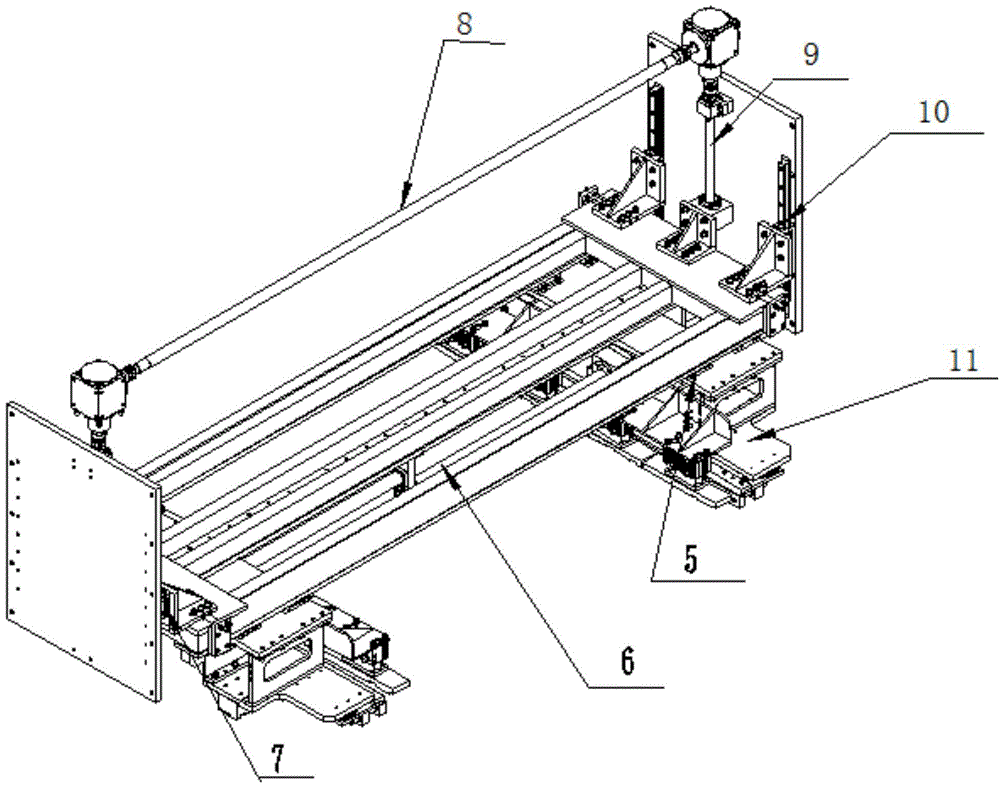 Aluminum plate liner meshing device