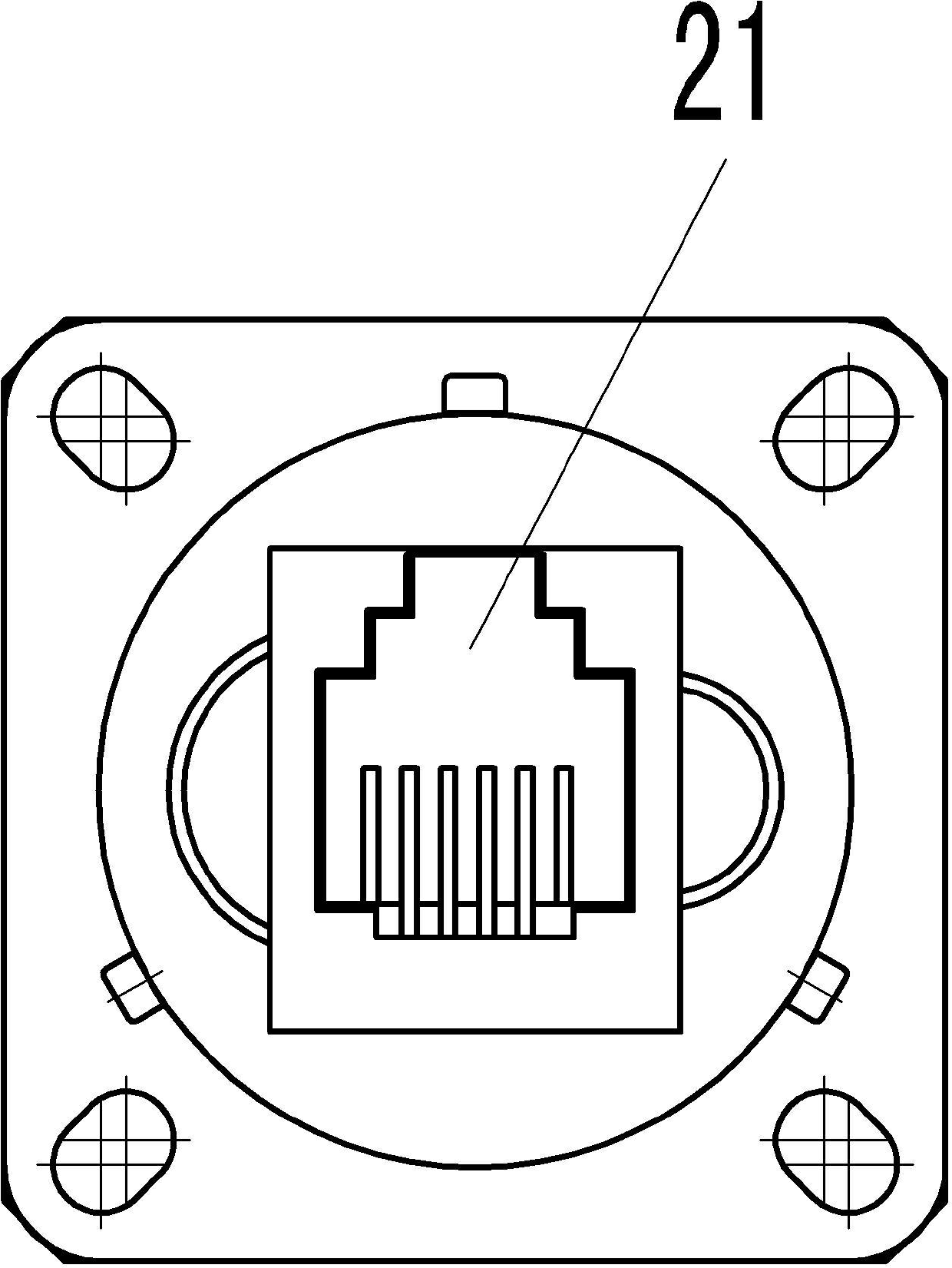 Waterproof electric connector assembly