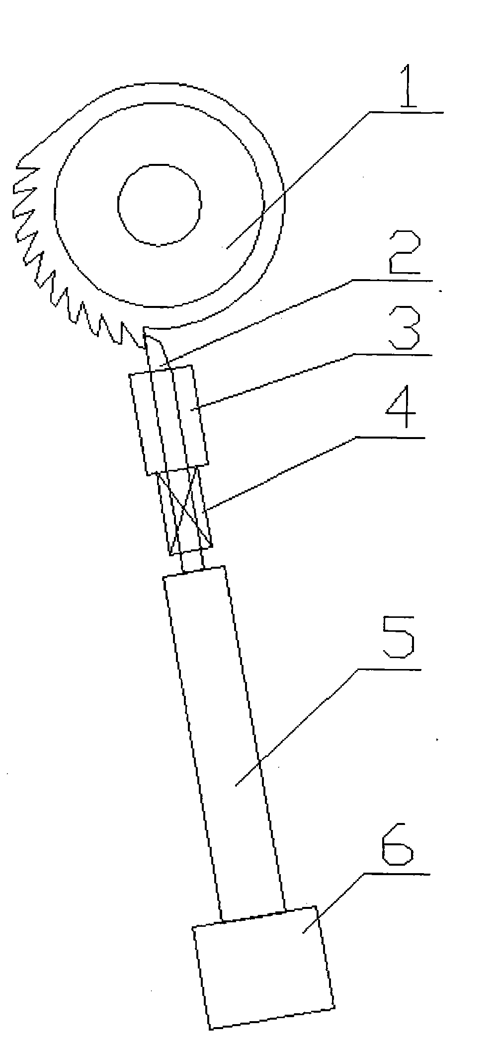 Mechanical punch brake device