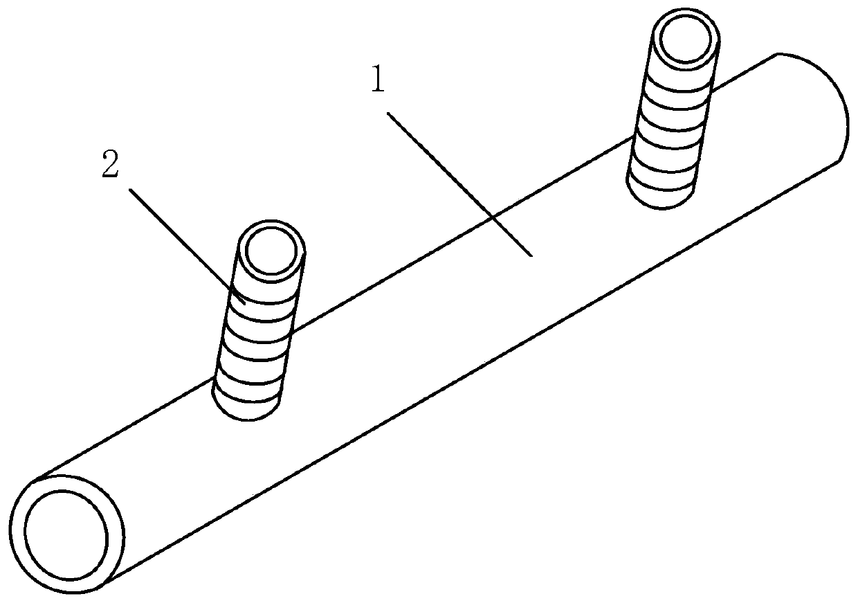 Vertical connecting sleeve suitable for building