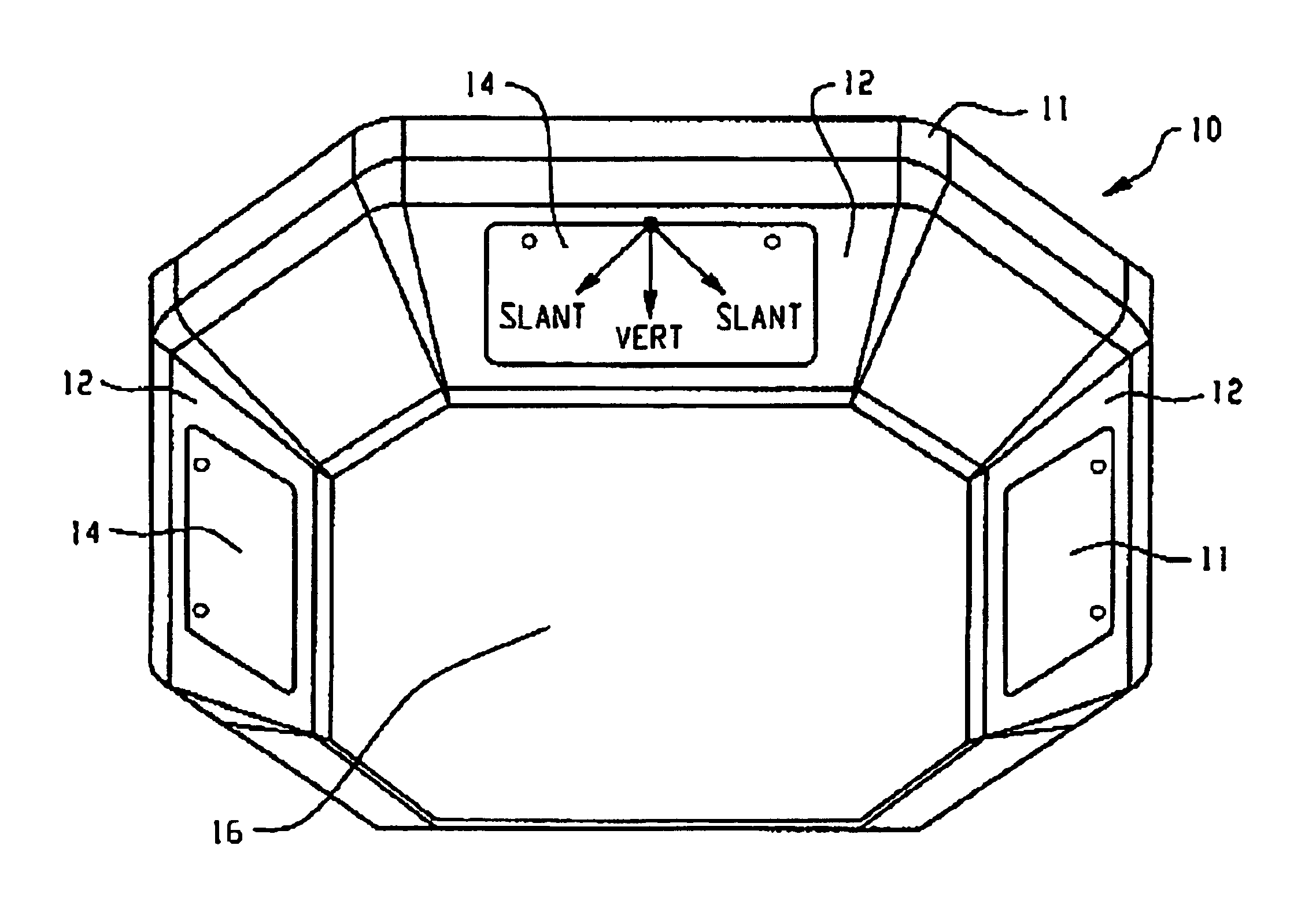 Multichannel access point with collocated isolated antennas