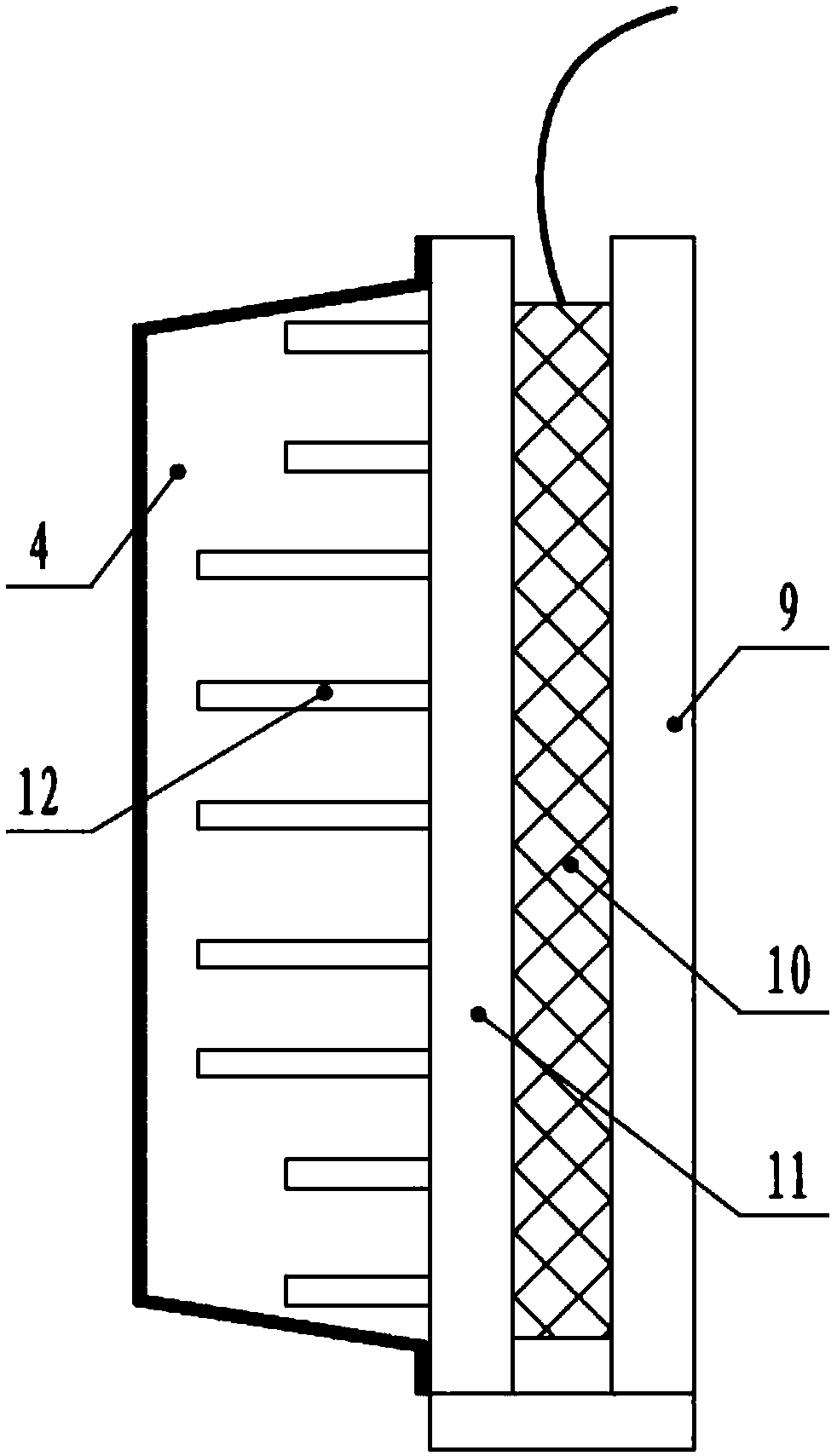 Blowing system of self-powered biomass direct fired furnace