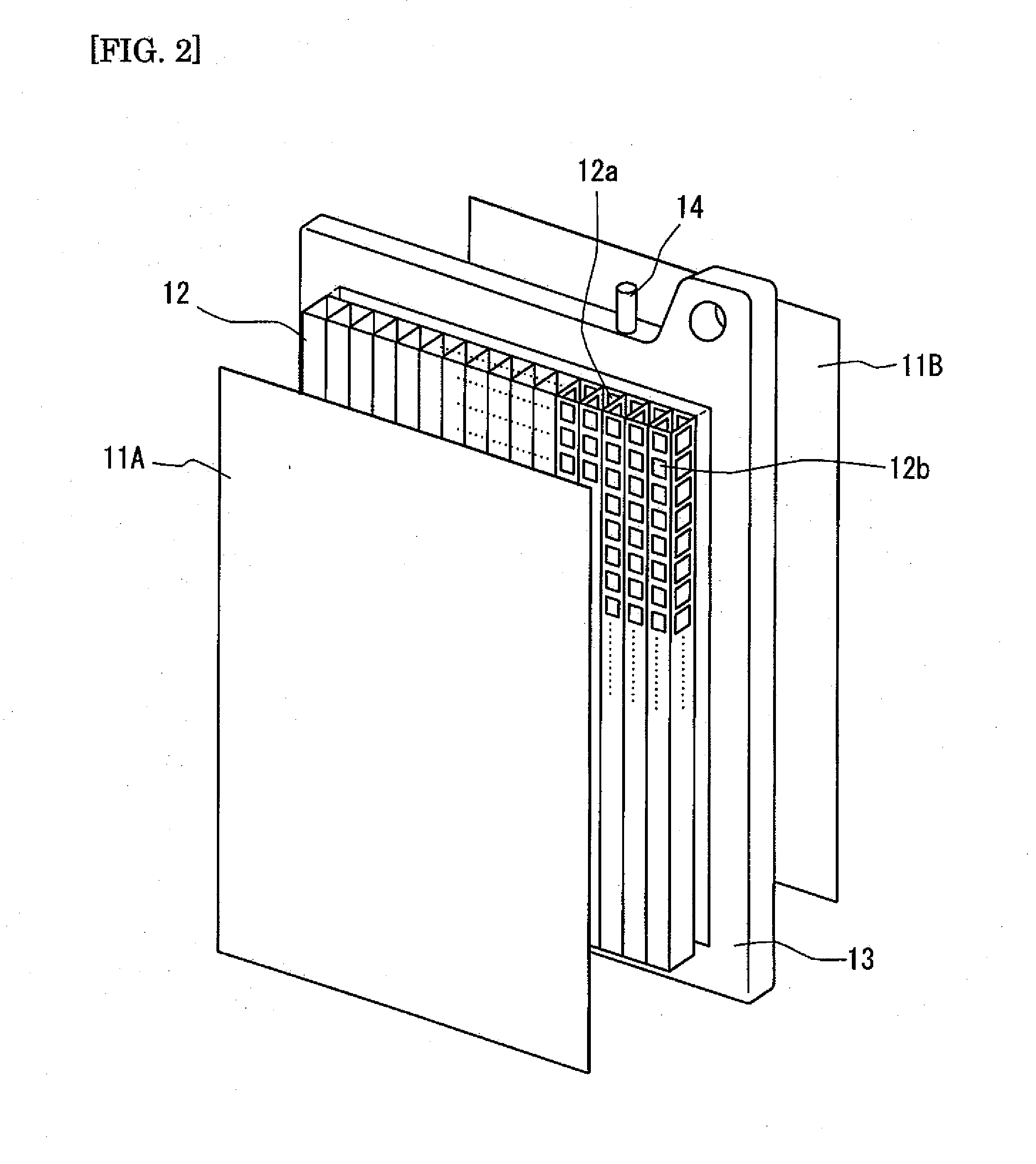 Flat sheet membrane element for filtration and flat sheet membrane filtration module