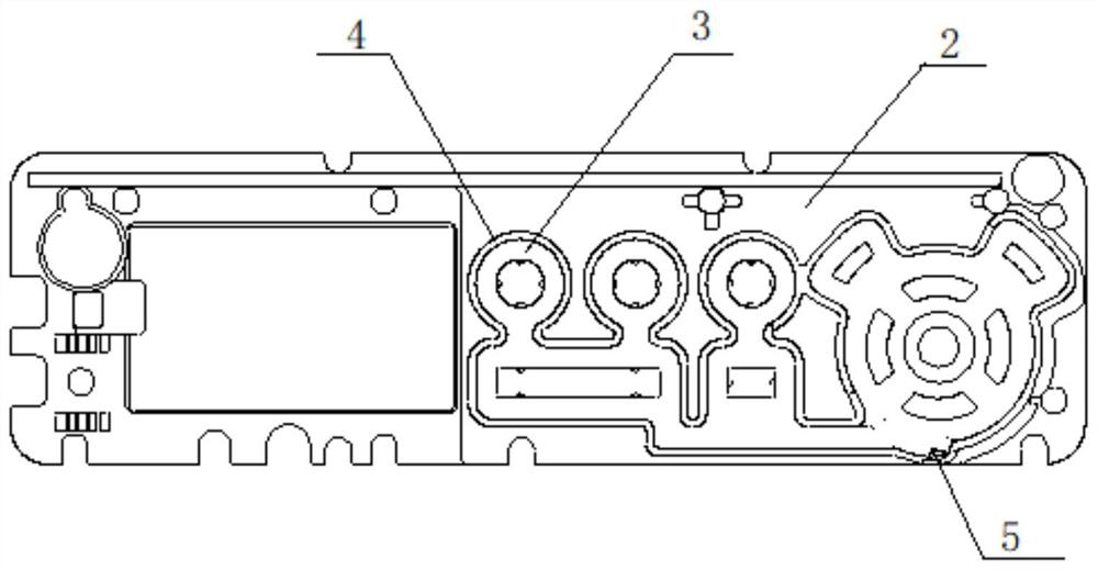 A waterproof operation box and medical equipment provided with the waterproof operation box