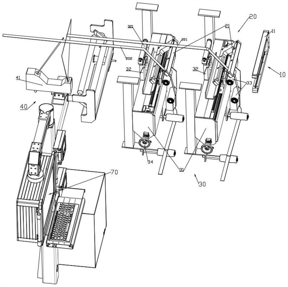 Deviation correcting system for adhesive tape pasting