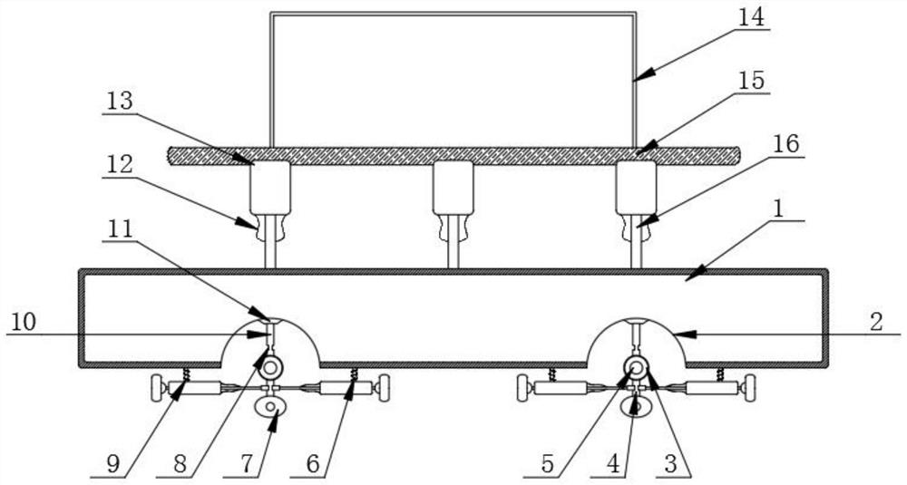 A display device that is easy to move and rotate