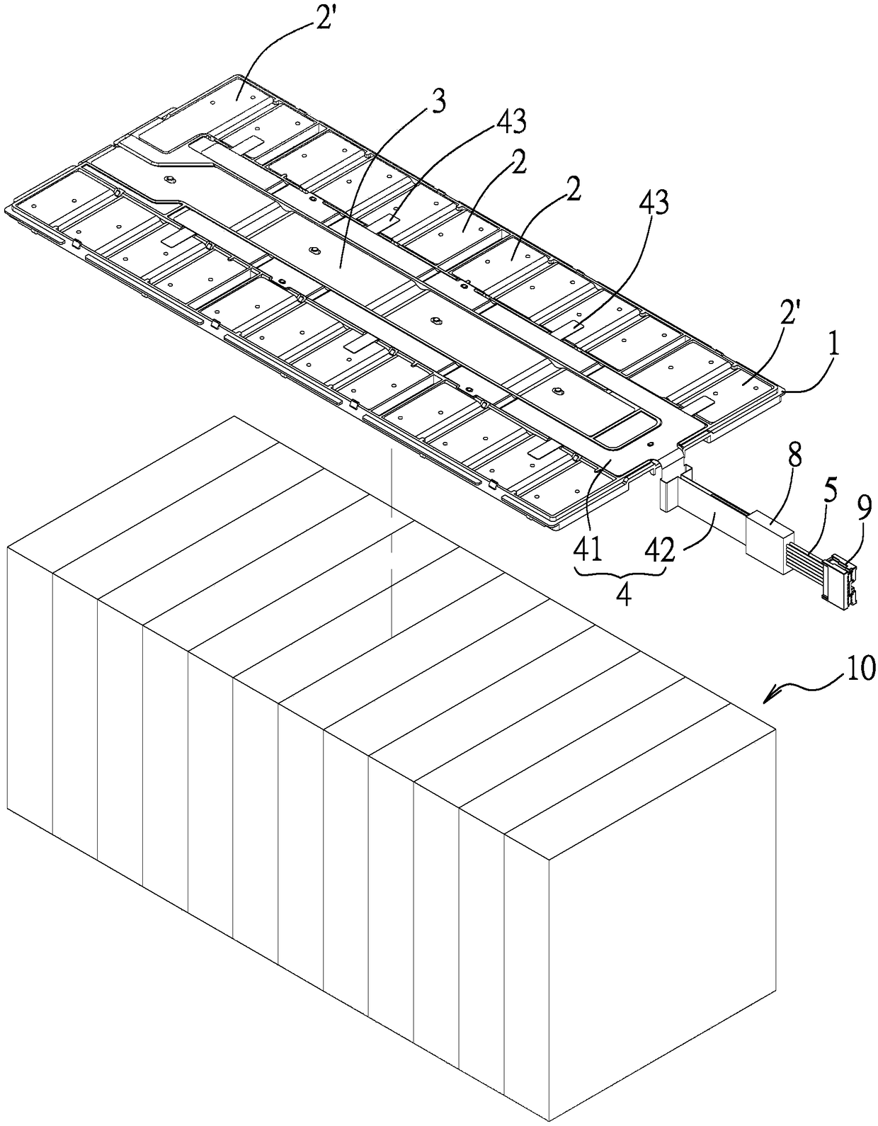 Battery connection module