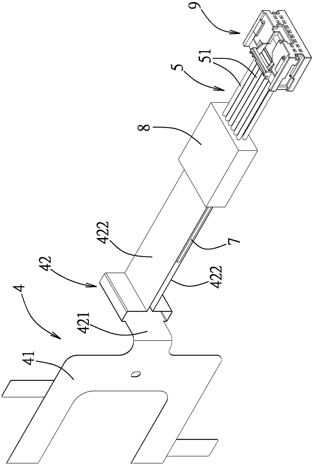 Battery connection module