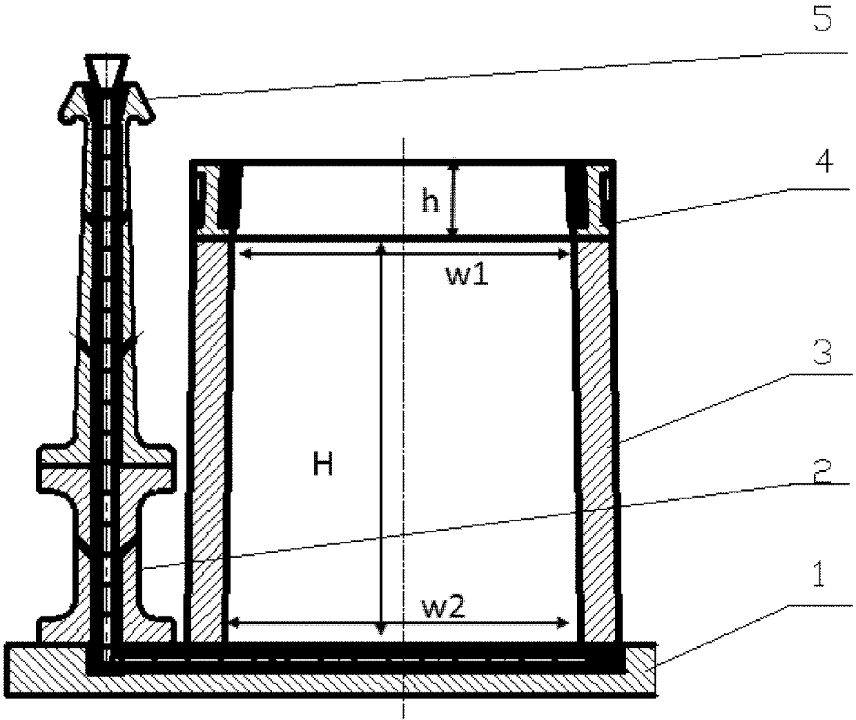 Method used for medium and low temperature mold dismantling of large-scale extra-thick plate blank