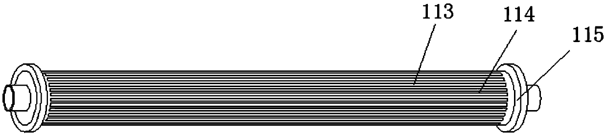 Electrostatic dust removal mechanism for extruded sheet processing device