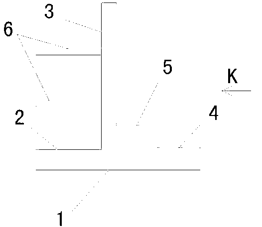 Combined clamping type bookshelf