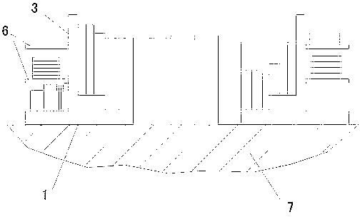 Combined clamping type bookshelf