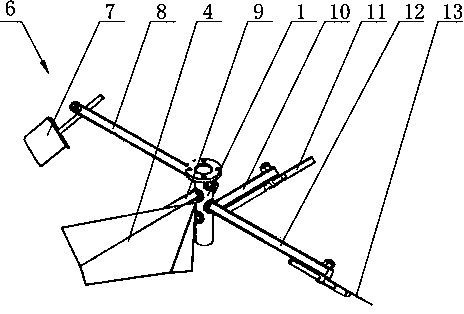 Mixing and stirring device of crystallization kettle