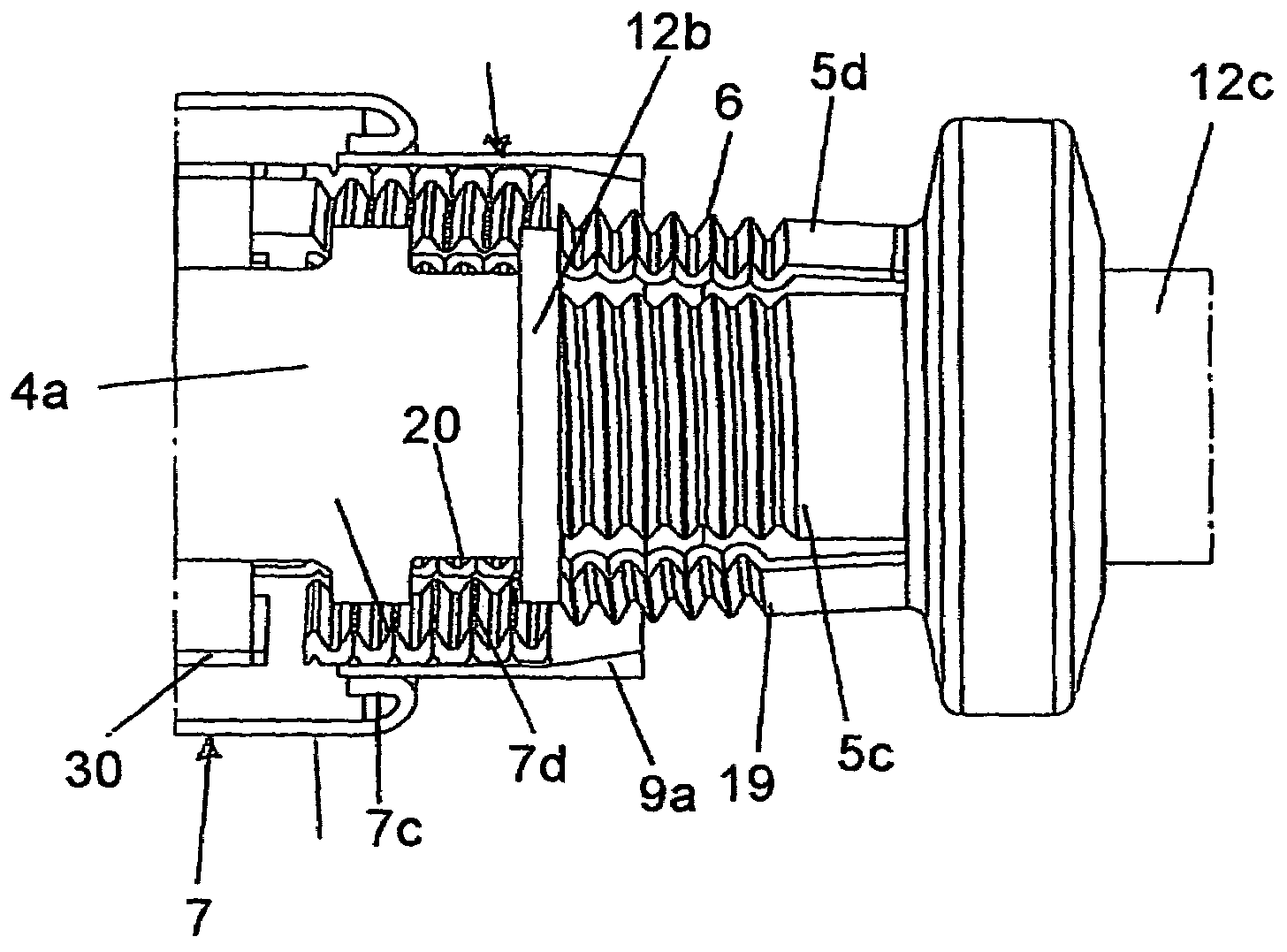 Connector for electrical and optical cables