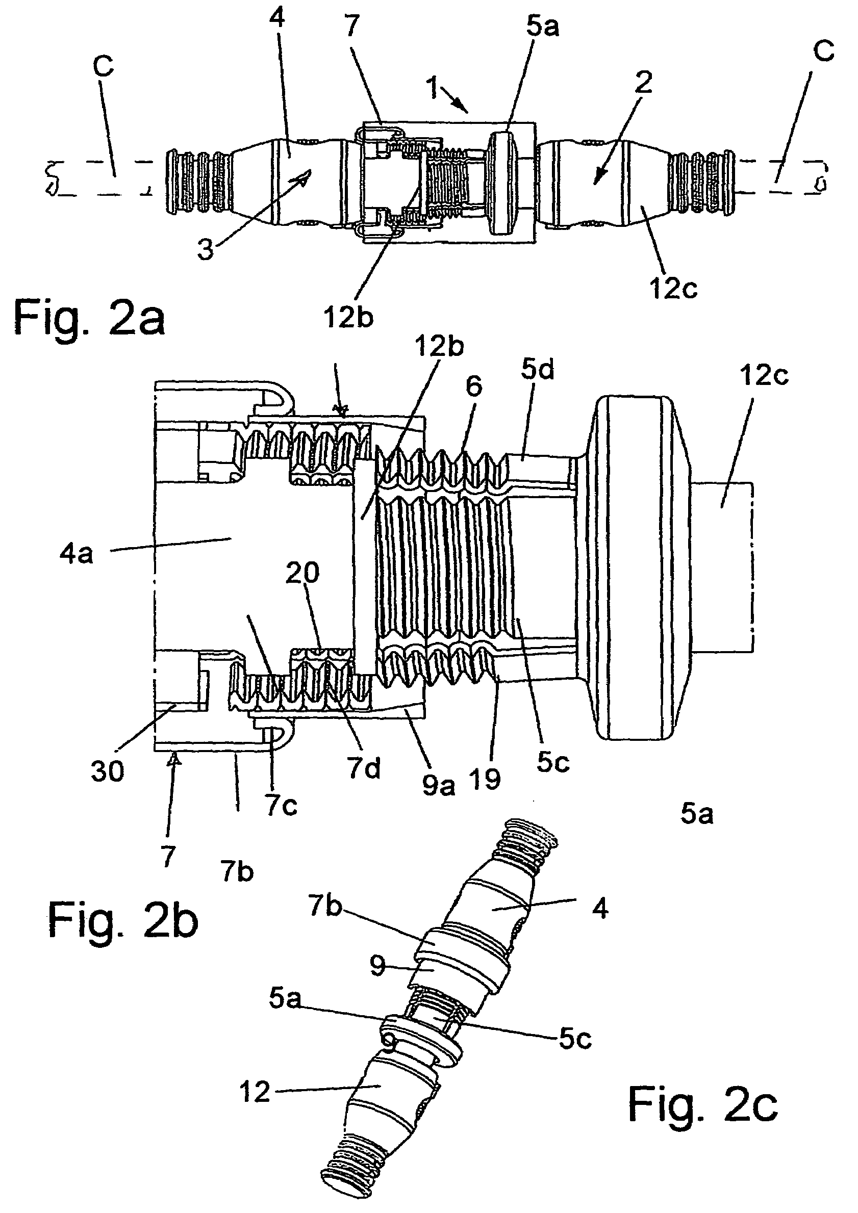 Connector for electrical and optical cables