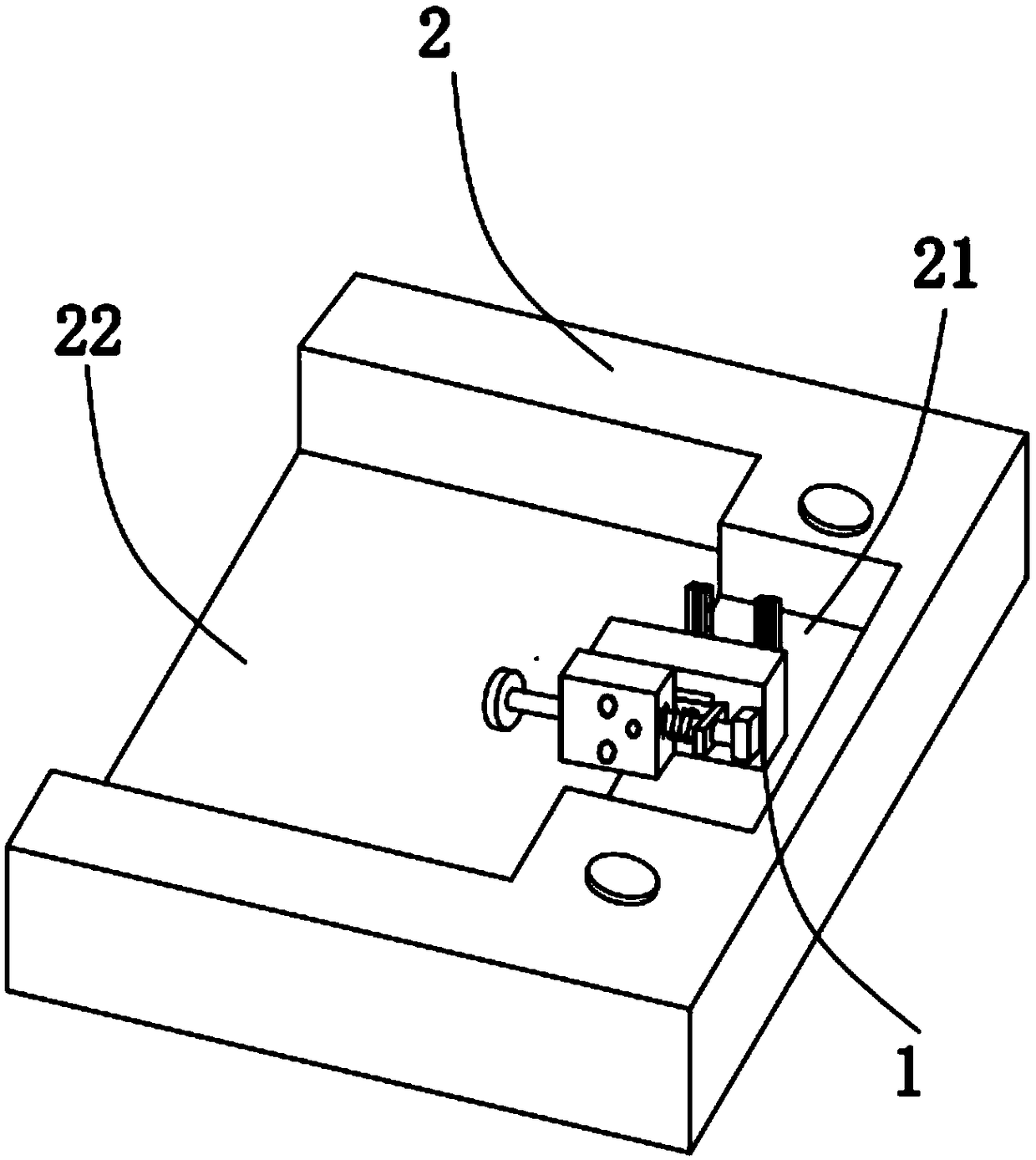 Fixing device for metal plate machining