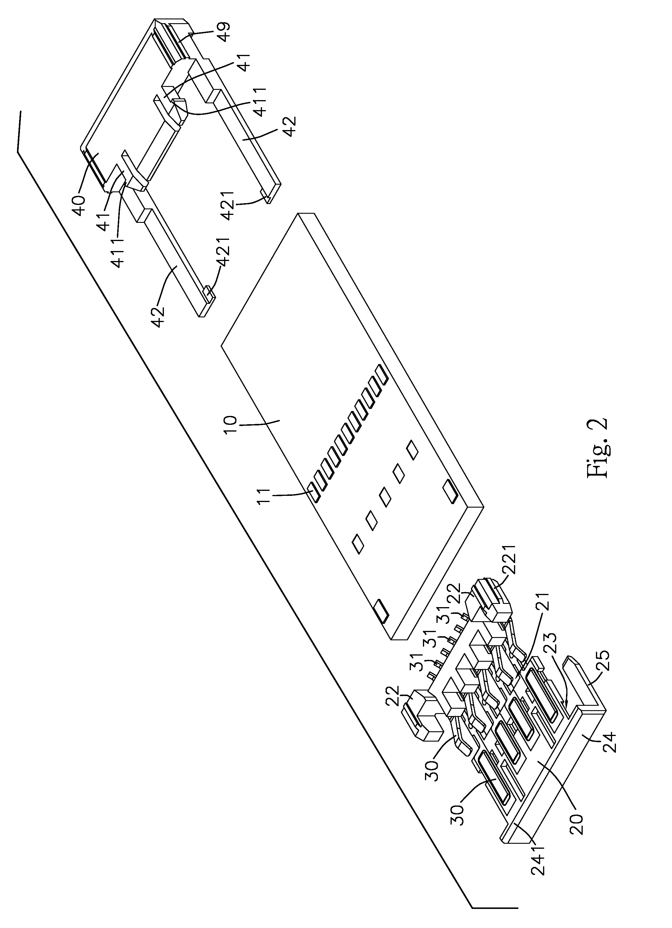 USB connector assembly