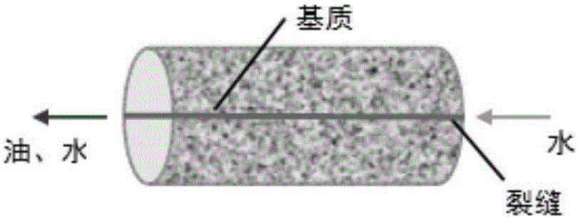 An experimental method for imbibition recovery in low-permeability fractured reservoirs