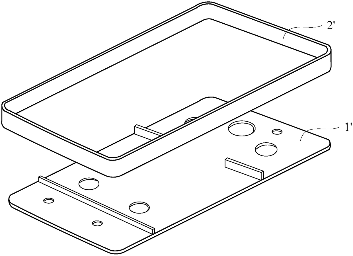 Double-metal compound die casting process and component, electronic device and machining device