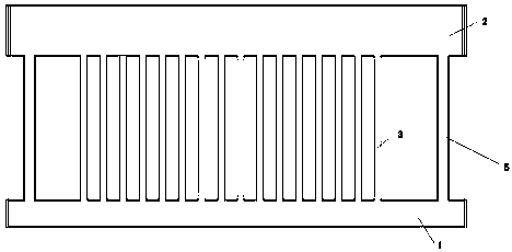 Heat pipe of a porous flow stabilization device